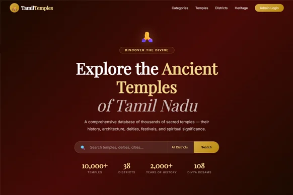 Tamil Temples Project